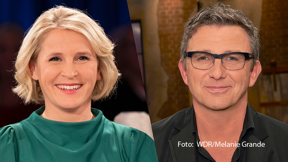 Schauspieler und Moderator Hans Sigl springt im „Kölner Treff“ als Co-Moderator Susanne Link zur Seite. Zu den Gästen der beiden gehören am 19. Januar u.a. die Moderatorin Judith Rakers, der Investigativ-Journalist Günter Wallraff sowie der Schauspieler Peter Lohmeyer. (Foto: WDR/Melanie Grande)