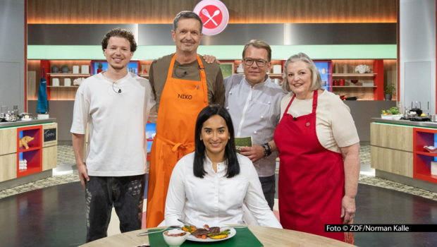 Tom Helbig, Nikolaj Beck, Alina Meissner-Bebrout, Mario Kotaska, Gabriele RiedlFoto-ZDF_Norman-Kalle