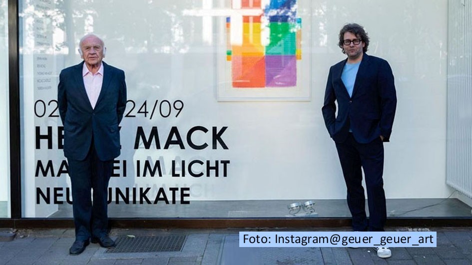 Noch bis einschließlich 1. September ist Neue Bootshalle in List der Schauplatz der Sylt Art Fair. Die Ausrichter um den Düsseldorfer Kunstexperten Dirk Geuer präsentieren dort Arbeiten von Weltstars der Kunst wie Heinz Mack, Gerhard Richter, Julian Schnabel und Jiří Dokoupil. (Foto: Instagram@geuer_geuer_art)