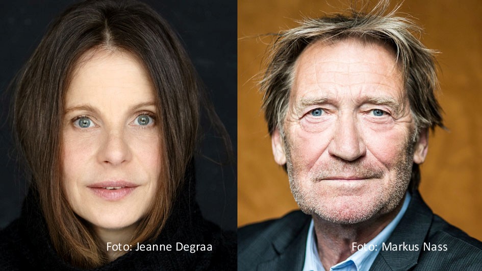 Der Autor und Regisseur Sathyan Ramesh hat den Schauspielern Julia Jäger und Matthias Habich das szenische Lesestück „Lélé“ auf den Leib geschrieben. Ab dem 21. Mai stehen zwei Vorstellungen im Renaissance-Theater in Berlin auf dem Plan. (Fotos: Jeanne Degraa, Markus Nass)