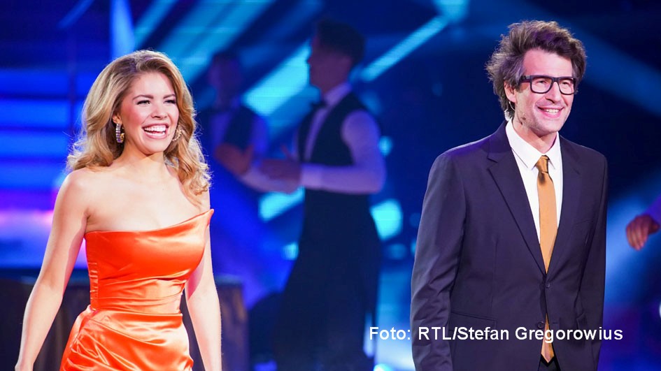 Zum Auftakt der 15. Staffel von „Let’s Dance“ laden am heutigen 18. Februar Moderatorin Victoria Swarovski und ihr Kollege Daniel Hartwich ein. 14 prominente Tänzerinnen und Tänzer gehen zunächst in der „Kennenlernshow“ an den Start, darunter Amira Pocher, Hardy Krüger jr. und Michelle. (Foto: RTL/Stefan Gregorowius)