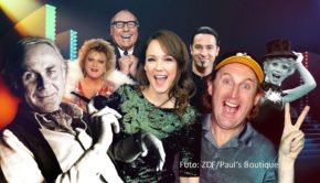 Das ZDF feiert sein 60. Senderjubiläum u.a. am 28. März mit einer Dokumentation über sechs Jahrzehnte Comedy-Geschichte in Deutschland. In dem Film von Andrea Rudnick kommen u.a. Thomas Hermanns, Oliver Welke, Hugo Egon Balder und Hazel Brugger zu Wort. (Foto: ZDF/Paul’s Boutique)