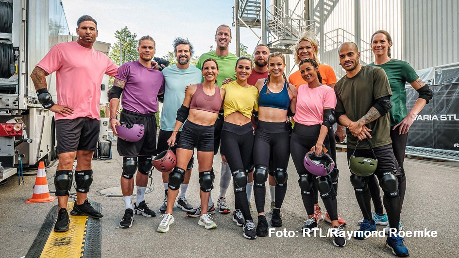 Zwölf prominente Teilnehmerinnen und Teilnehmer gehen am Samstag ins Rennen bei der „Deutschen Luftballonmeisterschaft“ auf RTL. Bei dem erstmals ausgetragenen Event sind u.a. Sarah Engels, Tom Beck, Rúrik Gíslason und Maria Höfl-Riesch mit von der Partie. (Foto: RTL/Raymond Roemke)