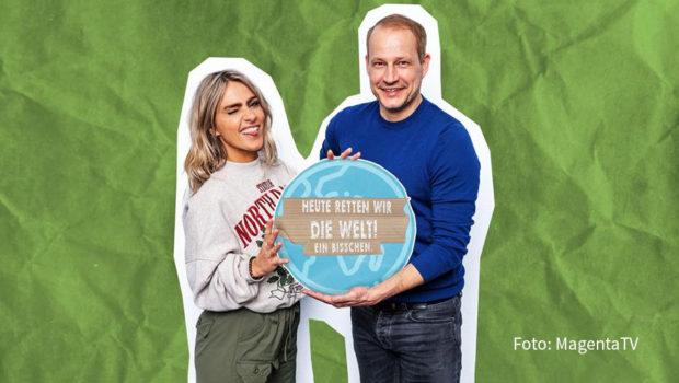 Am 7. März zeigt MagentaTV eine neue Folge von „Heute retten wir die Welt! Ein bisschen.“ mit Tim Niedernolte und Sarah Mangione. Gemeinsam gehen sie den Auslösern von Hass im Internet auf den Grund und erklären, wie sich Betroffene am besten wehren können. (Foto: MagenaTV)