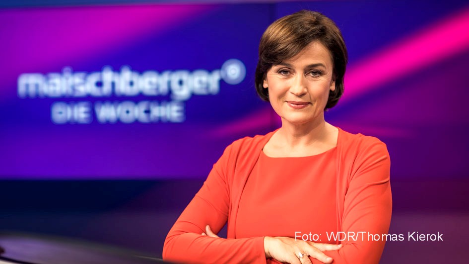 Am heutigen Mittwochnachmittag will die designierte rot-grün-gelbe Bundesregierung die Inhalte ihres Koalitionsvertrags vorstellen. Darüber spricht heute Abend Sandra Maischberger ab 21:00 Uhr live im Ersten. Zu Gast in ihrer Talkshow sind u.a. SPD-Generalsekretär Lars Klingbeil, der ehemalige WDR-TV-Chef Ulrich Deppendorf und der Blogger Sascha Lobo. (Foto: WDR/Thomas Kierok)