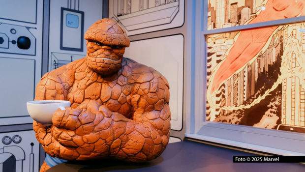 In Köln öffnet am 7. März „Marvel: Die Ausstellung – Universe of Super Heroes“ ihre Pforten für das Publikum. Die Schau mit u.a. Kostümen, Originalrequisiten, Originalzeichnungen und lebensgroßen Figuren beliebter Superhelden ist damit erstmals in Deutschland zu sehen. (Foto: 2025 Marvel)