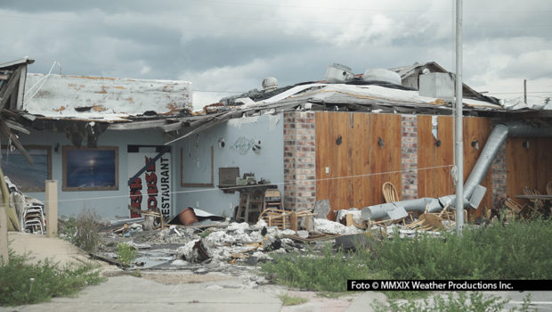 Am 5. März feiert die neue Dokuserie „Monsterwetter: Erdrutsch, Fluten und Tornados“ ihre TV-Premiere bei National Geographic. Immer mittwochs geht’s ab 20:15 Uhr um die weltweit wachsende Bedrohung durch extreme Wetterveränderungen. (Foto: MMXIX Weather Productions Inc.)