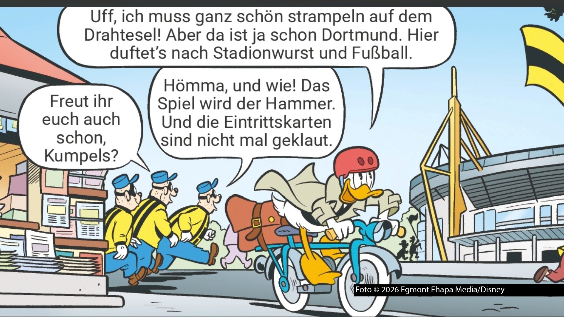 HP_Micky Maus Magazin_Donald_Dortmund_Foto 2026_Egmont Ehapa