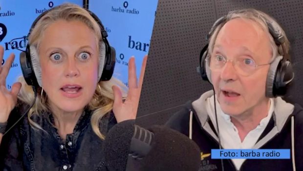 In der aktuellen Ausgabe des Podcasts „Mit den Waffeln einer Frau“ spricht Barbara Schöneberger mit Komiker Olli Dittrich. Dabei geht’s u.a. um seine musikalischen Anfänge als Teenager, seine Kunstfigur „Dittsche“ und seine Begeisterung für Schauspielerin Jennifer Lawrence. (Foto: barba radio)