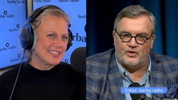 Entertainer Hape Kerkeling ist der Gesprächspartner von Barbara Schöneberger in einer neuen Ausgabe ihres barba radio-Podcasts „Mit den Waffeln einer Frau“. Sie sprechen u.a. über Telefonate mit Katzen, einen misslungenen Gag über John Travolta und Karrierechancen im italienischen Fernsehen. (Foto: barba radio)