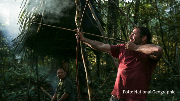 Bei National Geographic meldet sich der US-amerikanische Survival-Experte und Biologe Hazen Audel mit einer neuen Staffel seiner Serie „Extreme Survival mit Hazen Audel“ zurück. Ab 2. Mai steht die deutsche Erstausstrahlung auf dem Programm. Diesmal geht‘s quer durch den Amazonas. (Foto: National Geographic)