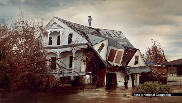 Im Sommer 2005 suchte der Hurrikan Katrina den Süden der USA heim. Zum 20. Jahrestag widmet sich National Geographic dem Thema in einer Deutschland-Premiere. Regisseurin Traci A. Curry setzt dabei u.a. auf unveröffentlichte Archivaufnahmen und Interviews mit Überlebenden. Foto © National Geographic