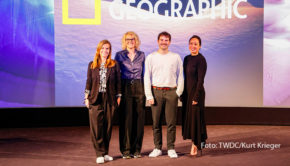 Der Disney-Sender National Geographic feierte in München sein 20-jähriges Deutschlandjubiläum. Disneys Marketing-Chefin Conny Roll, Produzentin Jutta Pinzler, Programm-Supervisor Mathias Heim und Disneys DACH-Chefin Eun-Kyung Park begrüßten zahlreiche Gäste und gewährten spannende Einblicke. (Foto: TWDC/Kurt Krieger)