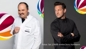 Sat.1 hat den Start von zwei Shows mit prominenten TV-Köchen angekündigt, die werktags im Nachmittagsprogramm ausgestrahlt werden sollen. Vor Johann Lafers neuem Format „Drei Teller für Lafer“ sucht Alexander Kumptner in „Das Schnäppchenmenü“ das beste Low-Budget-Essen. (Fotos: Sat.1/Willi Weber/Jens Hartmann)