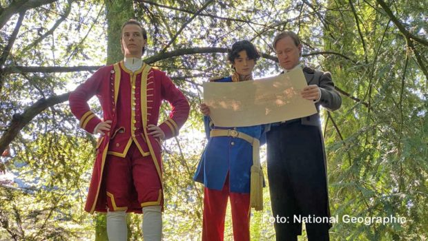 Der Doku-Sender National Geographic zeigt am 25. September seine deutsche Eigenproduktion „Die Geheimnisse von Neuschwanstein“ als TV-Premiere. Dabei gewähren exklusive Bilder und Spielszenen einen Einblick in die umfangreiche Restaurierung und die Geschichte des von „Märchenkonig“ Ludwig II. erbauten Schlosses. (Foto: National Geographic)