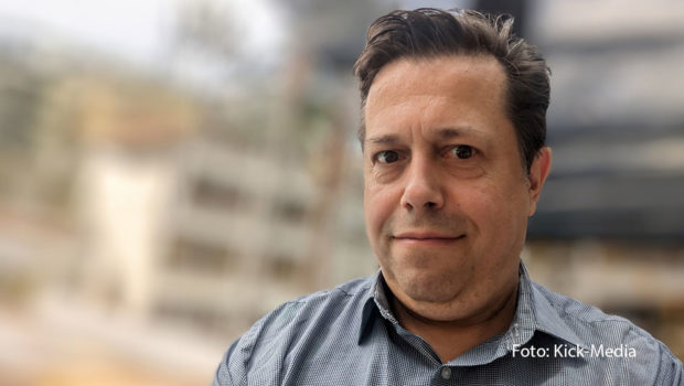 Der frühere Schiller-Manager Peer Jalowietzki ist ab sofort Senior Manager der zur Kölner Kick-Media AG gehörenden Kick-Media Music GmbH. Gemeinsam mit Vorstandschef Alexander Elbertzhagen kümmert er sich um die Musiksparte der Unternehmensgruppe. (Foto: Kick-Media)