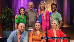 Bei RTLzwei steht am 11. Mai die zweite Ausgabe der neuen Show „Promi Game Night – Wir spielen für deinen Traum!“ auf dem Programm. Die beiden Promi-Duos bilden diesmal Sonya Kraus und Detlef Steves sowie Sabrina Mockenhaupt und Simon Pearce. (Foto: RTLzwei/Julia Feldhagen)