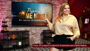 RTLzwei holt Hugo Egon Balders Show-Klassiker „Genial daneben“ zurück auf die Bildschirme und startet die „Promi Game Night – Wir spielen für deinen Traum“ mit Caroline Frier. Los geht’s am 4. Mai ab 20:15 Uhr. (Foto: RTLzwei/Constantin Entertainment/Willi Weber)