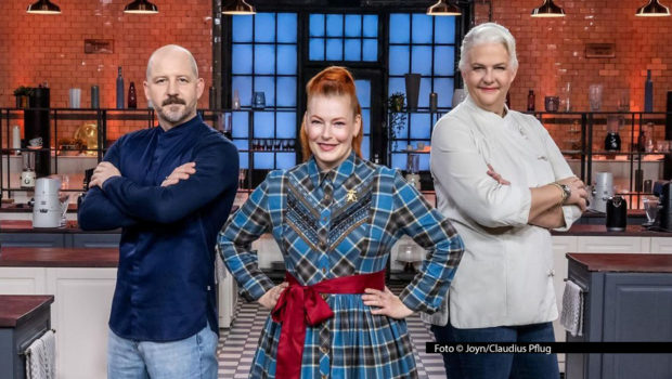 HP_Promibacken_1007_Christian Hümbs, Enie van de Meiklokjes, Bettina Schliephake-Burchardt_Foto Joyn_Claudius Pflug