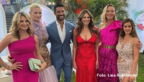 Am Donnerstag feierten ausgewählte Stars in Berlin beim Raffaello Summer Day. Mit von der Partie waren u.a. Frauke Ludowig, Franziska Knuppe, Giovanni Angiolini, Liz Hurley, Lilly Wittgenstein und Sarah Engels. Für Jutta Speidels Verein Horizont kamen Spenden in Höhe von 30.000 Euro zusammen. (Foto: Lisa Rothländer)