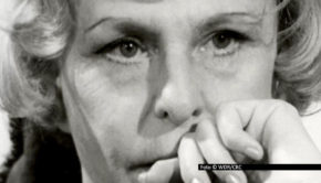 Das kritische Filmporträt „Riefenstahl“ von Produzentin Sandra Maischberger und Regisseur Andres Veiel stieß auch international auf großes Interesse. Am 24. November läuft es erstmals in der ARD. Auch Leni Riefenstahl selbst kommt zu Wort – u.a. in einem kanadischen TV-Interview von 1965. Foto:WDR/CBC