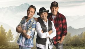 Ein Wohnmobil, drei Starköche: Ab dem 9. Februar reisen Alexander Kumptner, Ali Güngörmüs und Frank Rosin für Kabel Eins quer durch die USA. Insgesamt vier Folgen der Doku-Soap „Roadtrip Amerika – Drei Spitzenköche auf vier Rädern“ stehen auf dem Programm. (Foto: Michael de Boer/Kabel Eins)