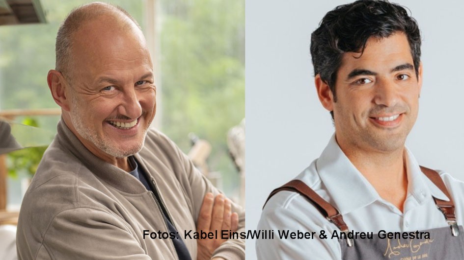 HP_Rosins Heldenküche_2022_Folge 5_Frank Rosin, Andreu Genestra_Fotos Kabel Eins_Willi Weber, Andreu Genestra
