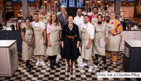 Am 11. Januar startet in Sat.1 die siebte Staffel von „Das große Promibacken“ wieder mit Moderatorin Enie van de Meiklokjes. Der Back-Challenge stellen sich im kommenden Jahr u.a. Jochen Schropp, Gerit Kling, Caroline Beil und Kai Schumann. (Foto: Sat.1/Claudius Pflug)