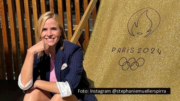 Die „Sportschau“-Moderatorin Stephanie Müller-Spirra berichtet für die ARD von den Paralympics aus Paris. Am 4. und 6. September führt sie auch in der TV-Primetime durch die Übertragungen der Wettkämpfe für Sportlerinnen und Sportler mit Behinderung. (Foto: Instagram @stephaniemuellerspirra)