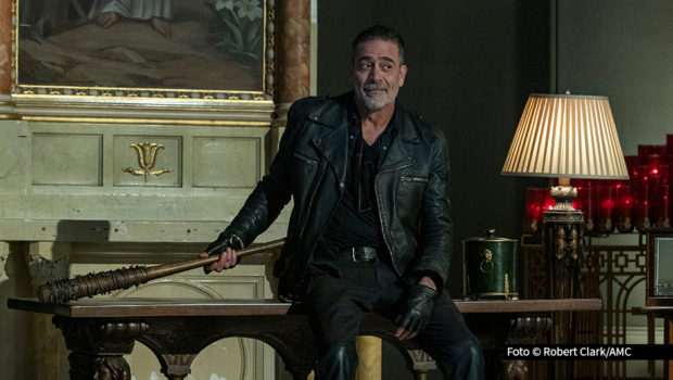In „The Walking Dead: Dead City“ geht der Überlebenskampf von Maggie (Lauren Cohan) und Negan (Jeffrey Dean Morgan) im postapokalyptischen Manhattan weiter. Ab dem 5. Mai zeigt MagentaTV jede Woche eine neue Folge des erfolgreichen „The Walking Dead“-Spin-offs. Foto © Robert Clark/AMC