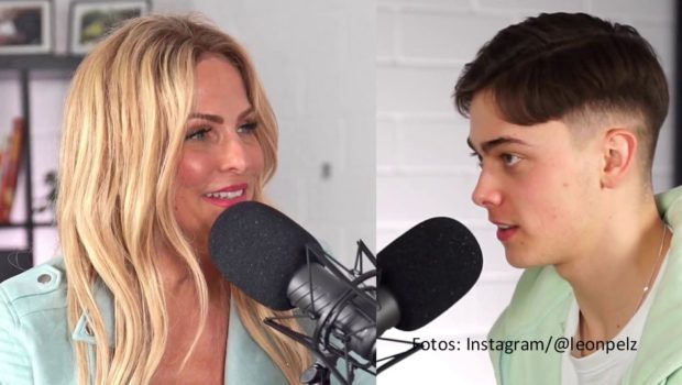 Podcaster Leon Pelz spricht in der aktuellen Ausgabe von „Talk of Fame“ mit der Moderatorin, Autorin und Schauspielerin Sonya Kraus über den bisherigen Verlauf ihrer Karriere. Dabei geht’s u.a. um ihre beruflichen Anfänge, ihre überstandene Krebserkrankung und ihren Umgang mit einem sehr aufdringlichen Fan. (Foto: Instagram/@leonpelz)
