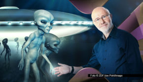 Im ZDF gibt’s am 4. November eine neue Ausgabe der Reihe „Terra X“. Darin zeigt der Astrophysiker Harald Lesch, was hinter den zunehmenden UFO-Sichtungen auch in Deutschland steckt. Und er nimmt Lebewesen in den Blick, die möglicherweise in einiger Entfernung von uns beheimatet sind. Foto © ZDF/Joe Pohl/Imago