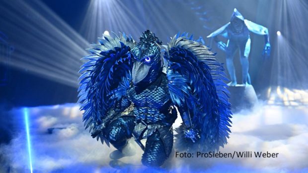 Die achte Staffel der ProSieben-Show „The Masked Singer“ schreitet weiter voran. Am 22. April steht die vierte Runde auf dem Programm. Neben fünf weiteren Masken tritt dazu auch wieder der „Schuhschnabel“ an, hinter dem u.a. Luca Hänni, Nico Santos oder Samu Haber vermutet werden. (Foto: ProSieben/Willi Weber)