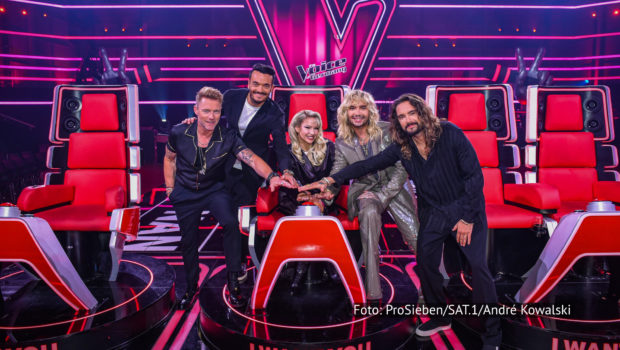 Am 21. September startet auf ProSieben die 13. Staffel von „The Voice of Germany” mit einigen Neuerungen. Neben gleich fünf neuen Coaches gibt‘s für die Juroren erstmals die Möglichkeit einen ihrer Kolleginnen und Kollegen im Wettbewerb zu „blockieren“. (Foto: ProSieben/Sat.1/André Kowalski)