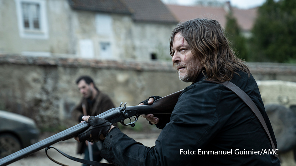 Ab dem 30. September zeigt MagentaTV die zweite Staffel von „The Walking Dead: Daryl Dixon“. Unter dem Titel „The Book of Carol“ gibt’s jeden Montag ein Wiedersehen mit Fanliebling Daryl Dixon und seiner engsten Vertrauten Carol Peletier. (Foto: Emmanuel Guimier/AMC)