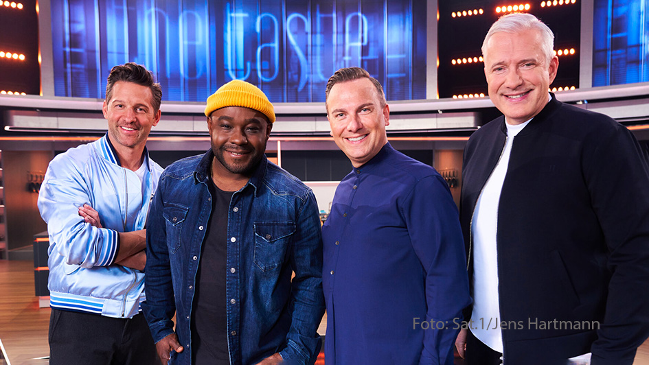 Frühes Comeback für „The Taste“. Mit den Coaches Alexander Kumptner, Nelson Müller, Tim Raue und Alexander Herrmann startet die erfolgreiche Sat.1-Kochshow in ihre elfte Staffel. Anders als in den Vorjahren geht’s nicht im Spätsommer los, sondern bereits am 3. Mai. (Foto: Sat.1/Jens Hartmann)
