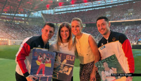Als Höhepunkt des Internationalen Deutschen Turnfests in Leipzig fand am 31. Mai die große Stadiongala vor rund 35.000 Besuchern statt. Moderatorin Stephanie Müller-Spirra führte durch das Programm und begrüßte u.a. die Turn-Stars Lukas Dauser, Elisabeth Seitz und Andreas Toba.