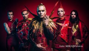 Nachdem Lord of the Lost zu Jahresbeginn der Sprung auf Platz 1 der Albumcharts gelang, nimmt die Hamburger Band nun Kurs auf den Eurovision Song Contest. Sie ist einer von neun Musik-Acts, die am 3. März beim deutschen Vorentscheid „Unser Lied für Liverpool“ antreten. (Foto: NDR/VDPictures)