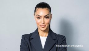 Die für „Bild“ und DAZN tätige Sportjournalistin Valentina Maceri blickt mit Spannung auf das bevorstehende Finale der Fußball-Weltmeisterschaft der Frauen. Aus ihrer Sicht geht der amtierende Europameister England leicht favorisiert in die entscheidende Partie. (Foto: Niels Starnick/BILD)