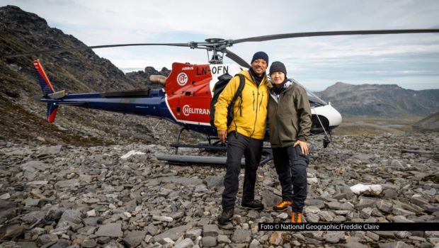 Im kommenden Januar startet bei National Geographic die neue Dokuserie „Von Pol zu Pol mit Will Smith“. Der Oscar-prämierte Schauspieler macht sich auf eine 100-tägige Reise zu einigen der extremsten und atemberaubendsten Orte der Welt. Unterstützung bekommt er dabei von Forschern wie Dr. Allison Fong. Foto © National Geographic/Freddie Clair