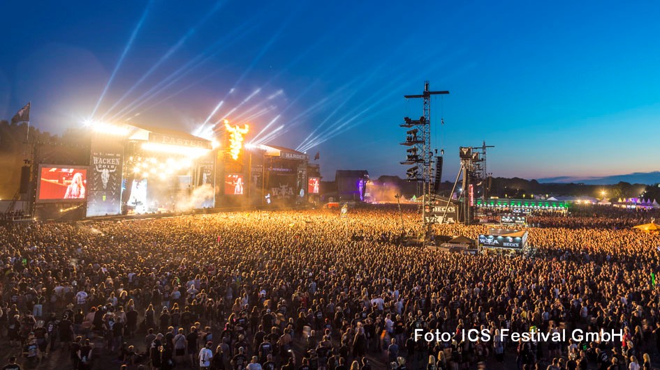 Das Wacken Open Air in Schleswig-Holstein findet in diesem Jahr erstmals seit 2019 wieder als Publikums-Event vor Ort statt. MagentaTV hat angekündigt, sein Engagement als Streaming-Partner mit zahlreichen Live-Übertragungen von dem Heavy Metal-Spektakel noch einmal auszuweiten. (Foto: ICS Festival GmbH)