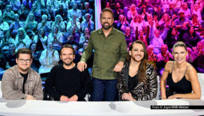 HP_WerIsses_Chris Tall, Steffen Henssler, Steven Gätjen, Riccardo Simonetti, Michelle Hunziker_Foto Joyn_Willi Weber