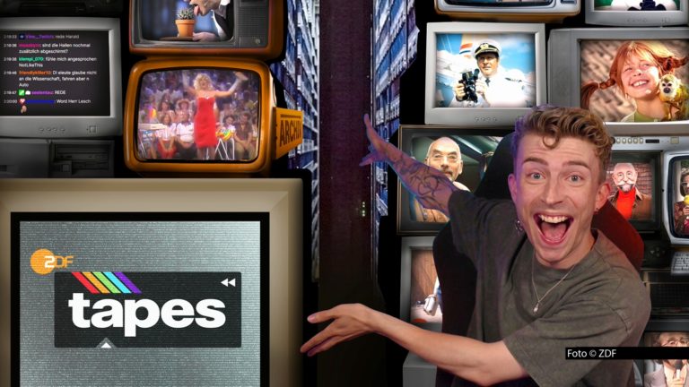 Das ZDF öffnet sein umfangreiches Archiv aus mehr als 60 Jahren Sendergeschichte für eine neue Publikumsgeneration auf der Streamingplattform Twitch. Ab dem 25. August führt Host Milo dort durch das wöchentliche Live-Format „ZDFtapes“ mit Programm-Highlights und Kuriositäten. (Foto © ZDF)