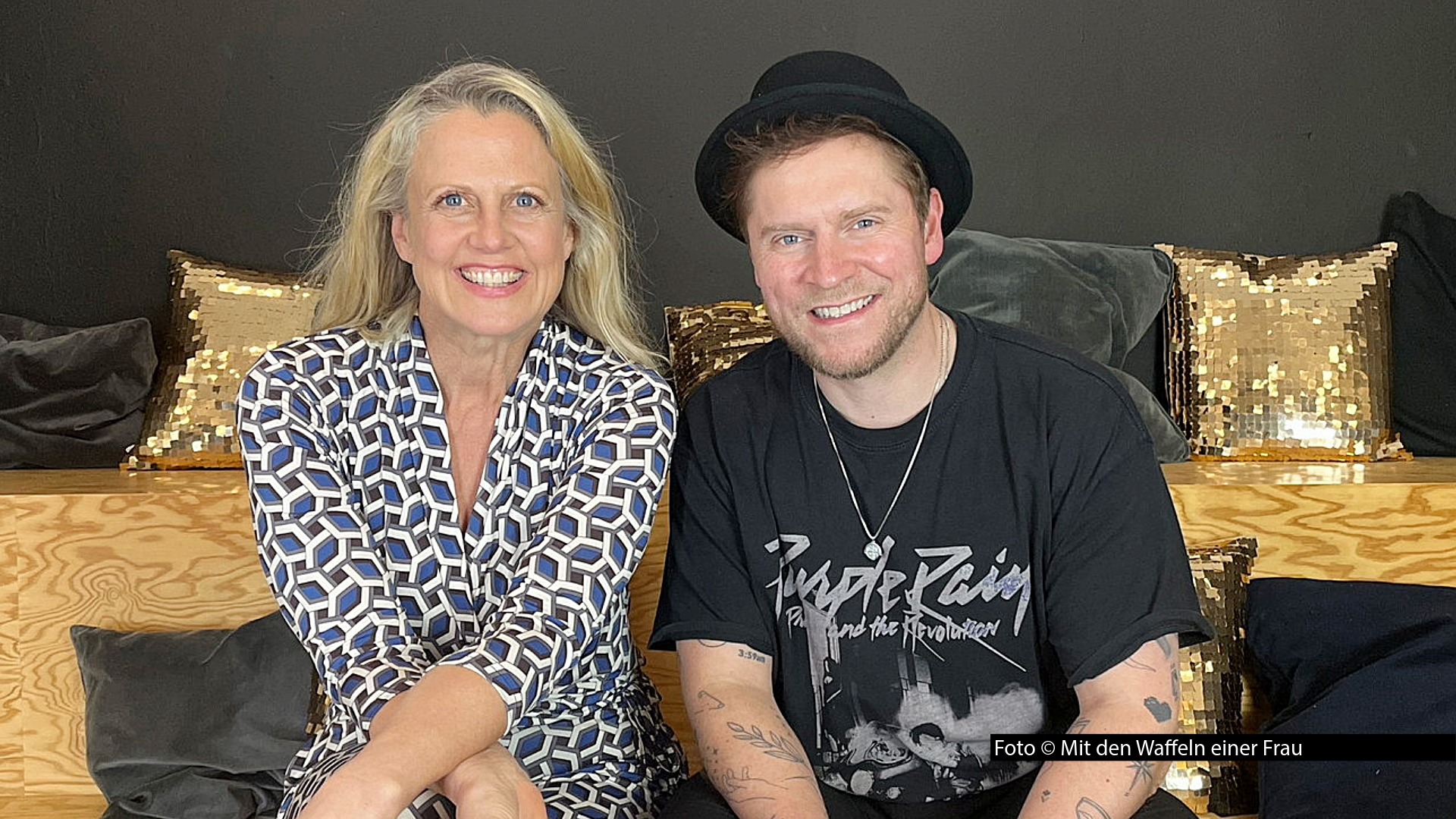 HP_barba radio_Barbara Schöneberger, Johannes Oerding_Foto Mit den Waffeln einer Frau