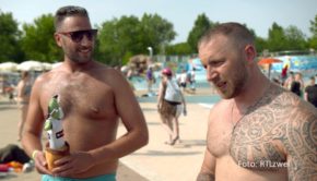 Die Kultcamper Sascha und Dennis vom Bodensee haben in der neuen Folge der Doku-Soap „Bella Italia – Camping auf Deutsch“ bei RTLzwei alle Hände voll zu tun. Sie bereiten auf dem Campingplatz Marina die Venezia die Wahl der „Miss Marina“ vor. (Foto: RTLzwei)