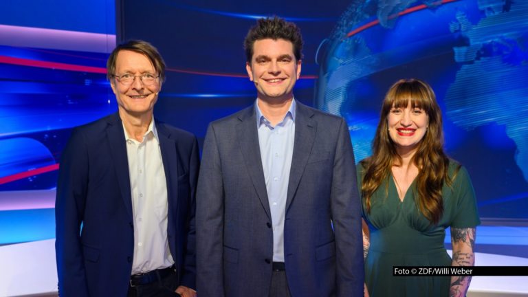 HP_heute-show - Das Quiz_Lauterbach, van der Horst, Reichinnek_Foto ZDF_Willi Weber