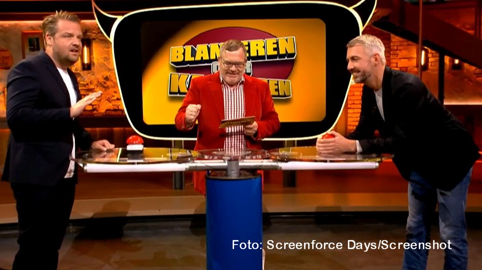 ProSieben- und Sat.1-Senderchef Daniel Rosemann gab bei den Screenforce Days am heutigen 21. Juni einen Ausblick auf die neue Programmsaison. Die Präsentation der Seven.One Entertainment Group war eingebettet in eine Spezialausgabe der ProSieben-Show „TV Total“. (Foto: Screenforce Days/Screenshot)