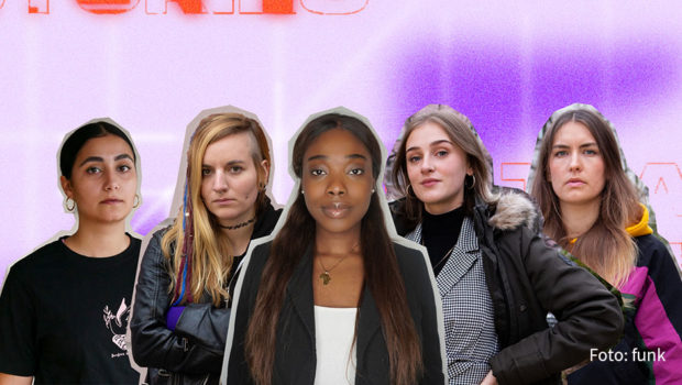 Am heutigen 24. November zeigt funk die erste Folge des neuen Recherche-Formats „ultraviolett stories“. Dahinter steckt ein Netzwerk aus Reporterinnen, die mit ihren Recherchen Missstände erkennen, wo andere sie nicht sehen (wollen), und keine Angst haben, intensiv nachzuhaken. (Foto: funk)