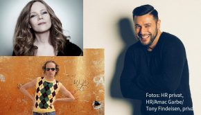 Spaß rund um die Uhr steht am Samstag und Sonntag beim HR auf dem Programm. Cüneyt Akan, Sarah Bosetti und Olaf Schubert gehören zu den zahlreichen Mitwirkenden beim „Comedy-Marathon“ des Senders. (Fotos: HR privat, HR/Amac Garbe/Tony Findeisen, privat)