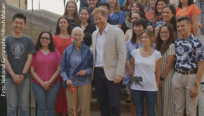 Am morgigen 22. April feiert der internationale Earth Day sein 50-jähriges Jubiläum. National Geographic hat sein TV-Programm entsprechend zusammengestellt. Gezeigt wird u.a. die Premiere der Dokumentation „Jane: Hoffnung“. Darin trifft die Umweltaktivistin Jane Goodall u.a. Prinz Harry. (Foto: National Geographic/Hitesh Makan)